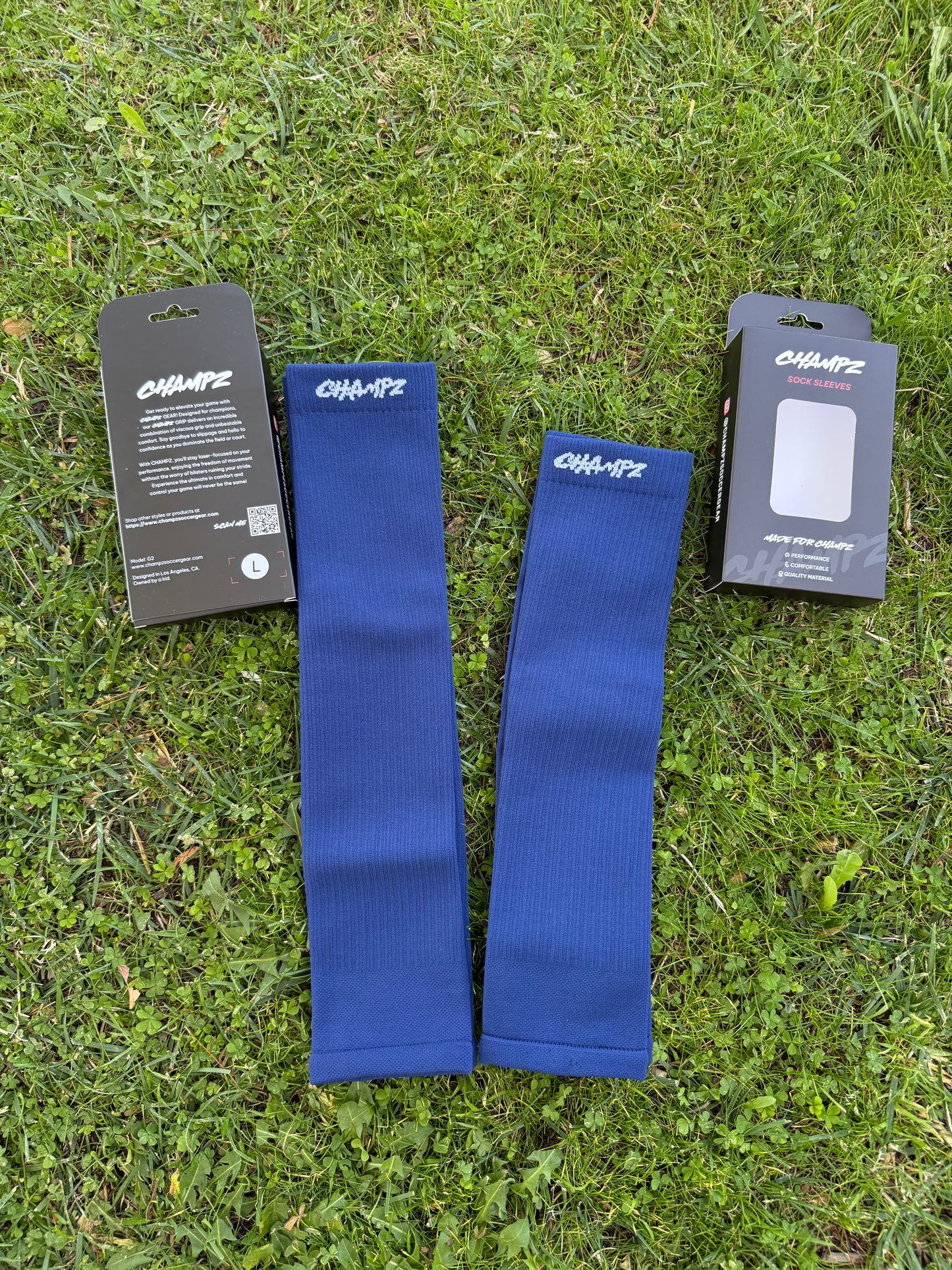 SOCK SLEEVES- BLUE