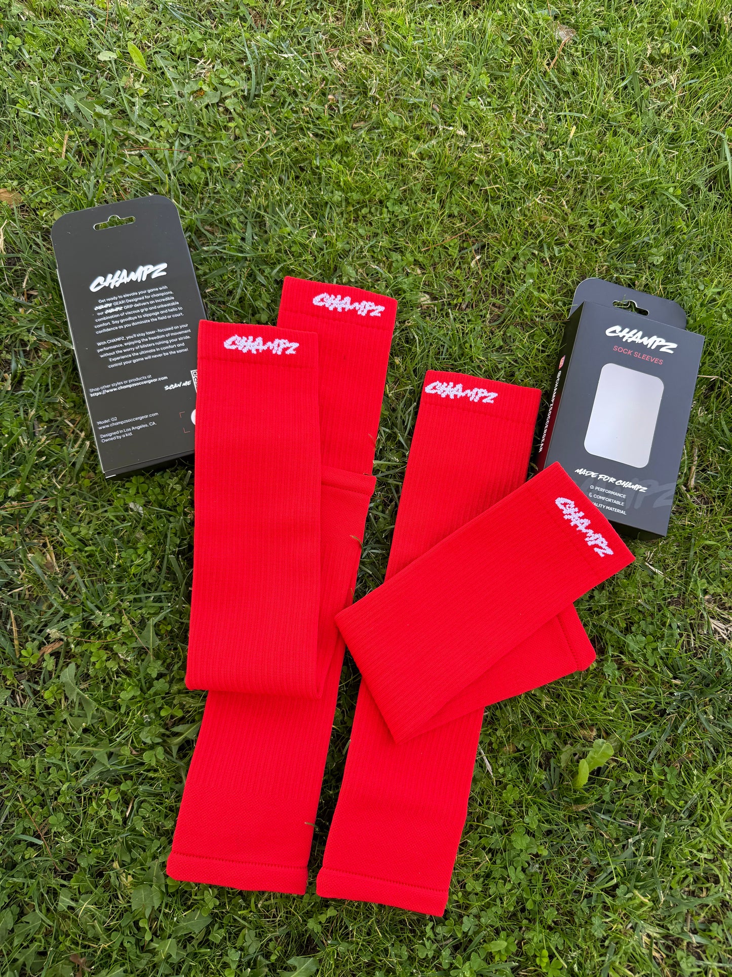 SOCK SLEEVES- RED