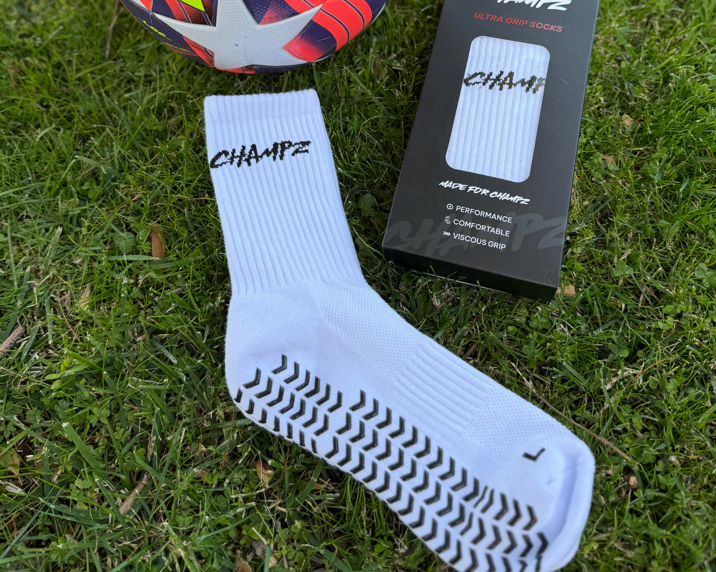 GRIP SOCKS - WHITE